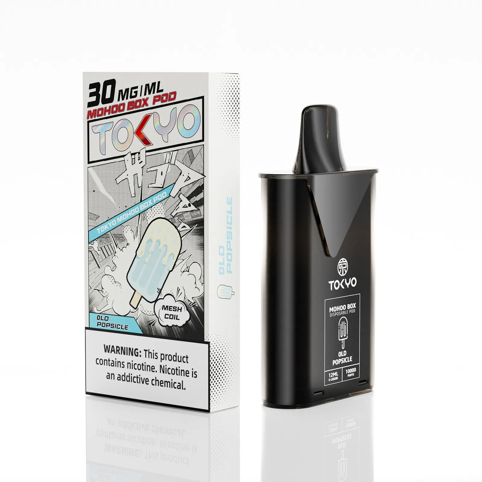 東京魔盒老冰棍味電子煙煙彈 - 冰涼回憶中的經典滋味:圖片 2